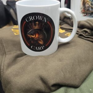 Crown Carp Black Patch Mug