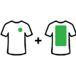 Logo Left Chest and Large Back +&pound;7.00