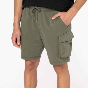 Crown Carp Washed Effect Cargo Shorts